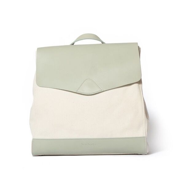 VEREVERTO RARE! Macta Backpack in CANVAS/SAGE - Picture 3 of 5